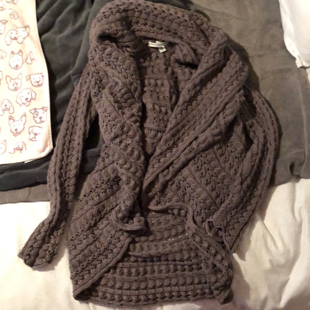 Cotton by Autumn Cashmere Cardigan size Large